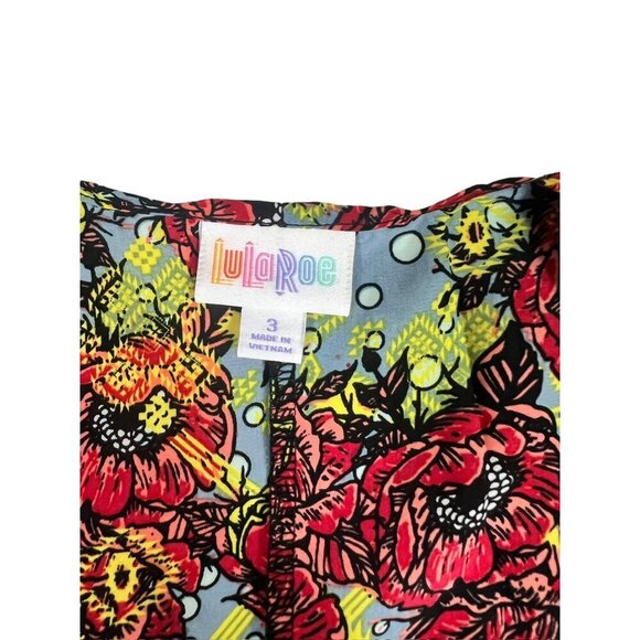 LuLaRoe Bianka Women's Multicolor Cardigan - Picture 3 of 7